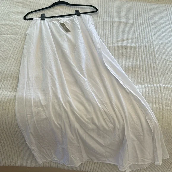 J Crew Beach 100% Cotton Midi Skirt Cover Up size M - Picture 2 of 8